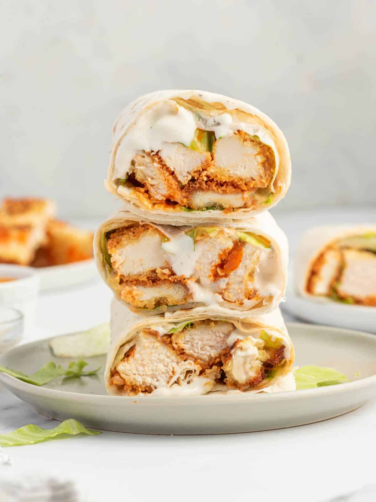 Crispy Buffalo Chicken Wrap – Cookin' with Mima