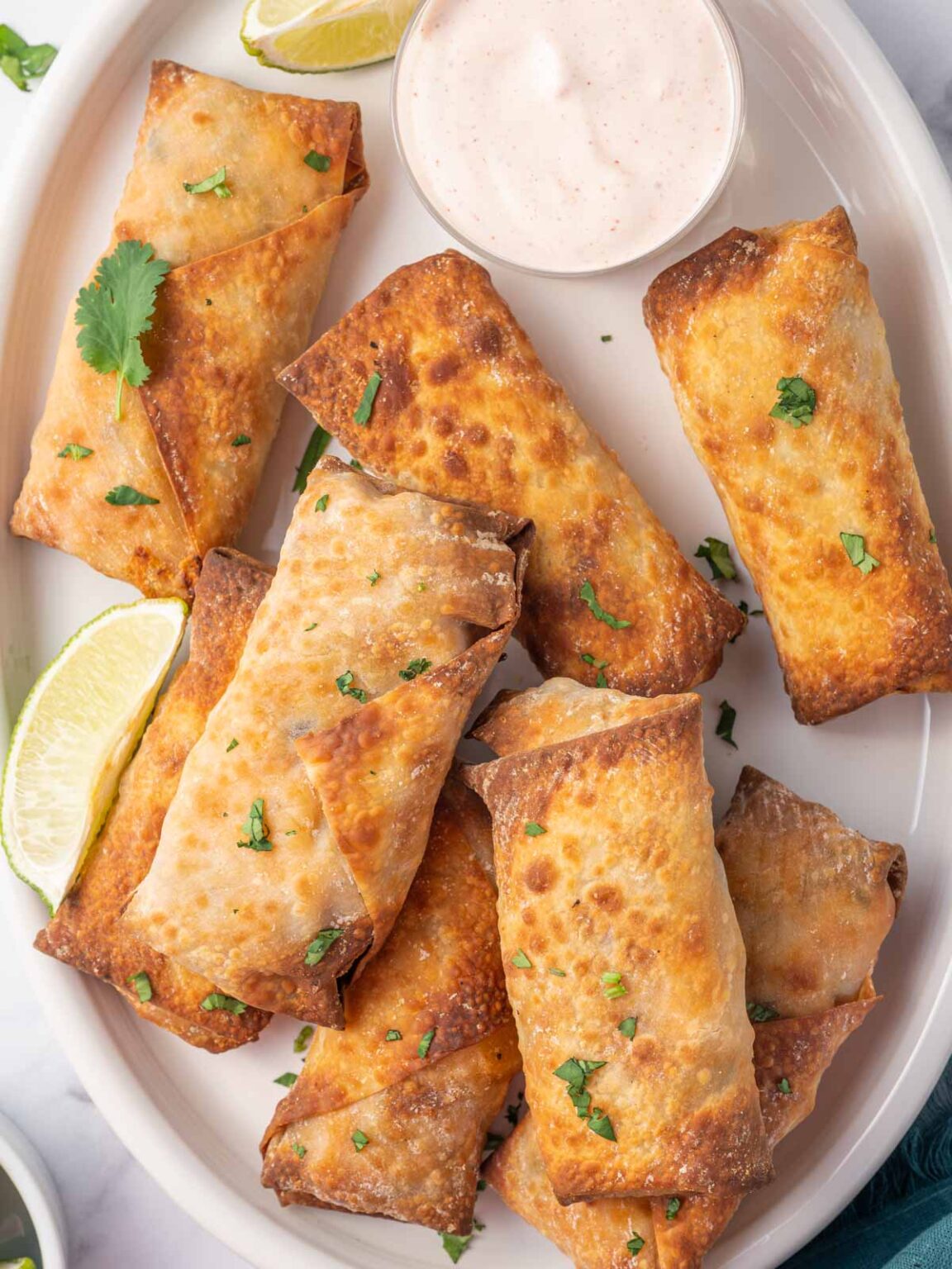Easy Air Fryer Southwest Egg Rolls – Cookin' with Mima