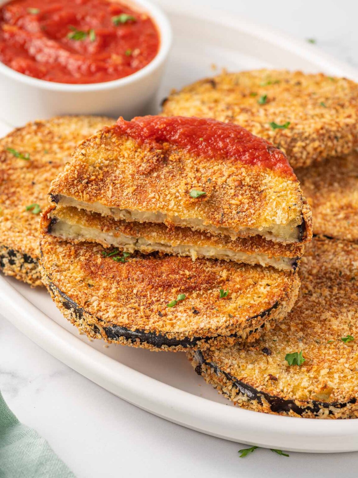 Crispy Air Fryer Eggplants Cookin' with Mima