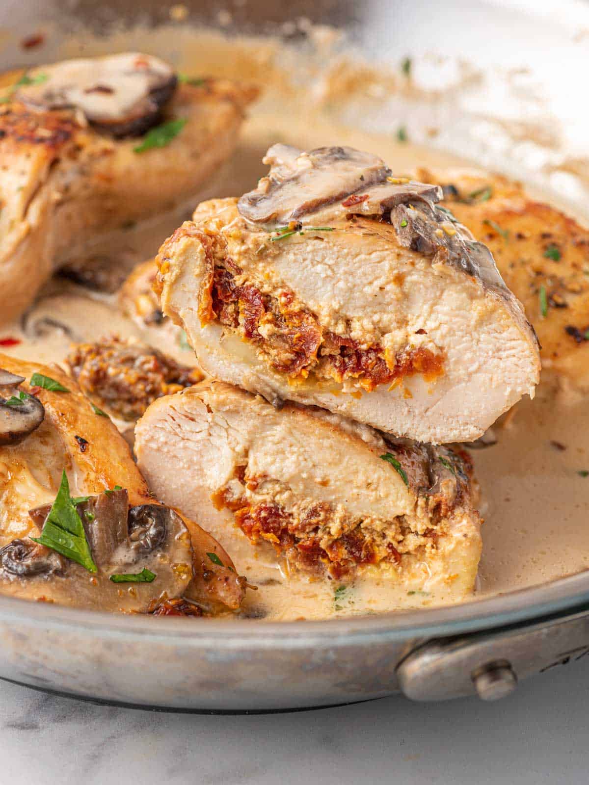 Stuffed Chicken Marsala – Cookin' with Mima