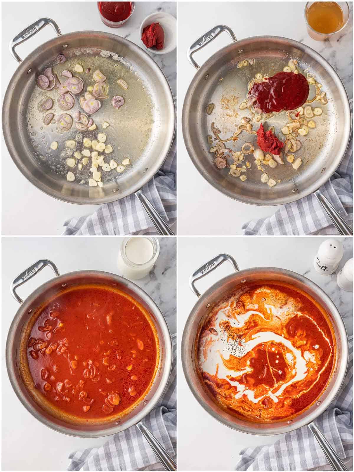 How to make spicy gochujang pasta sauce.