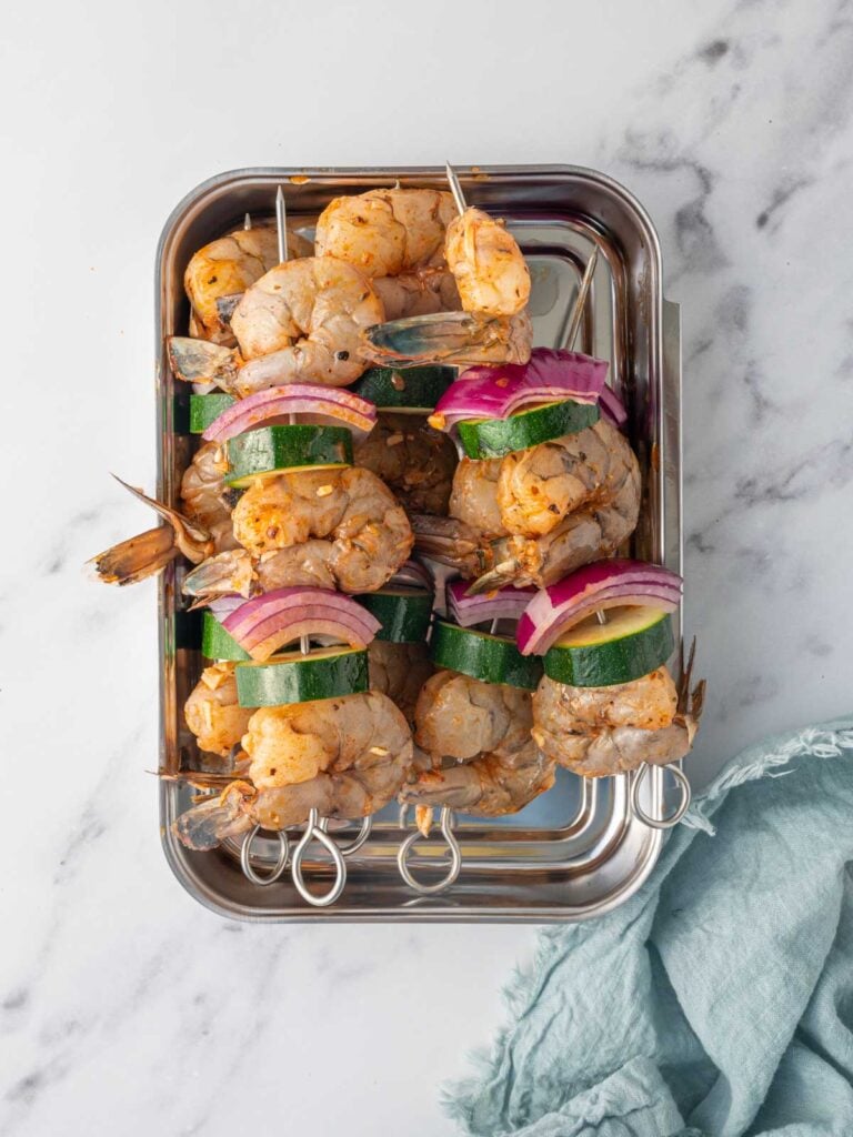 Easy Oven Shrimp Skewers – Cookin' with Mima