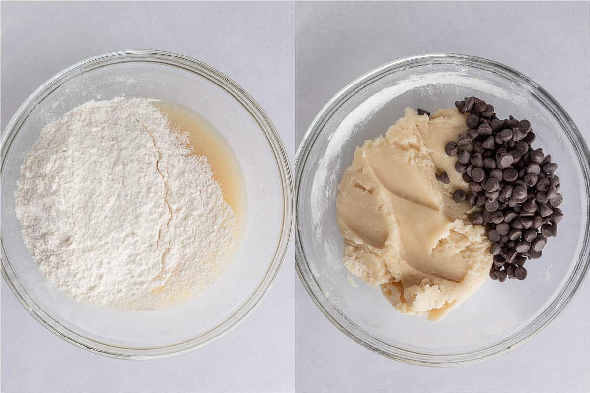 How to make eggless cookie dough.