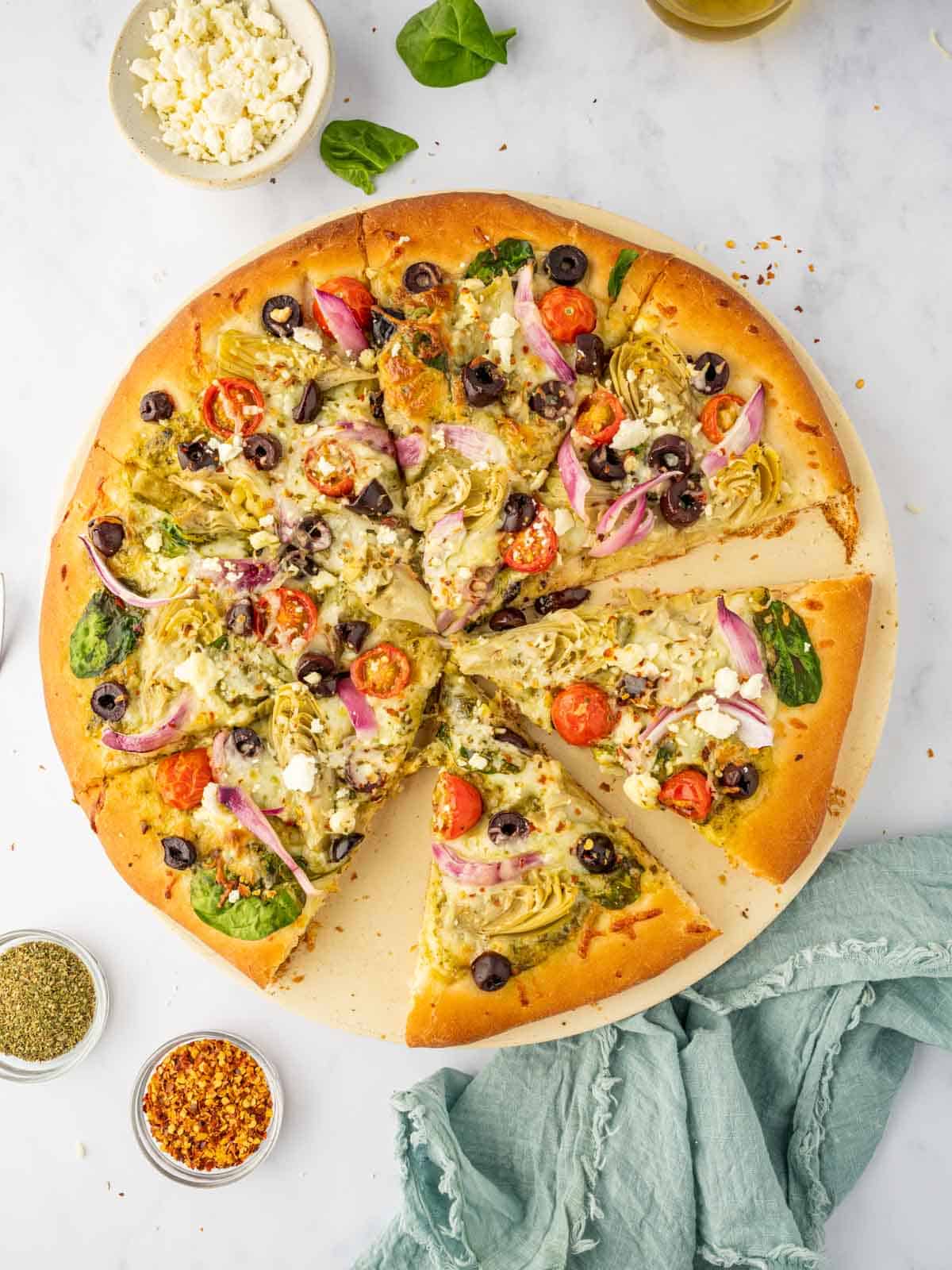 Easy Homemade Air Fryer Pizza (with a Crispy Crust) - Little Sunny