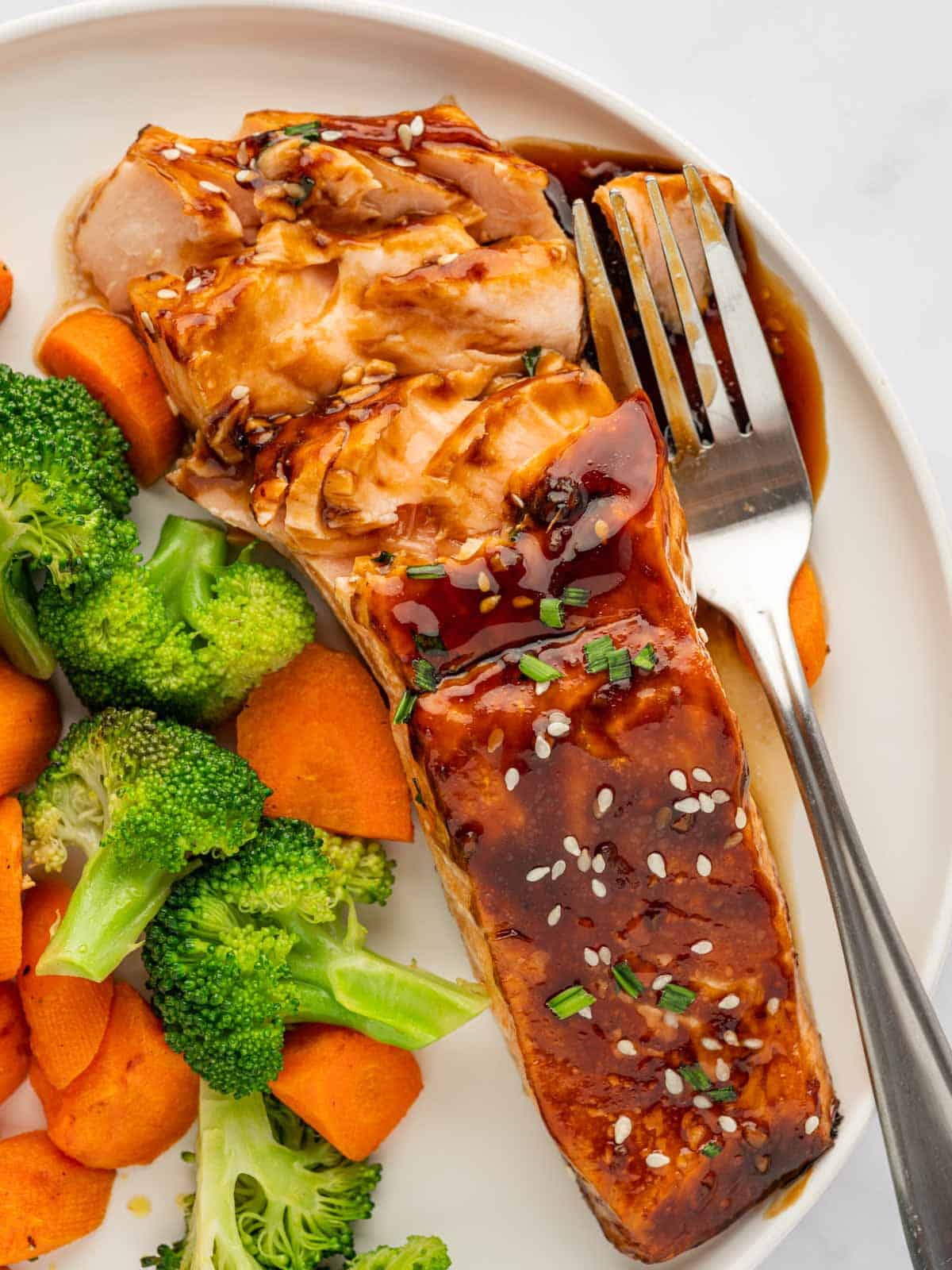 Air Fryer Teriyaki Salmon – Cookin' with Mima