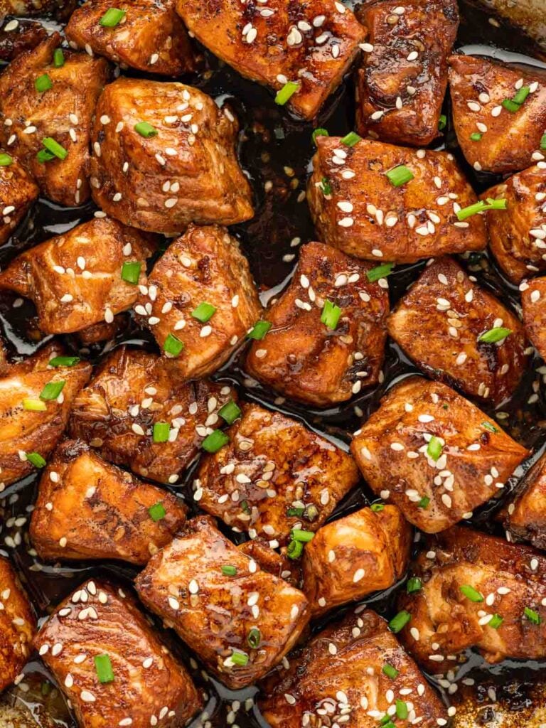 Teriyaki Salmon Bites – Cookin' with Mima