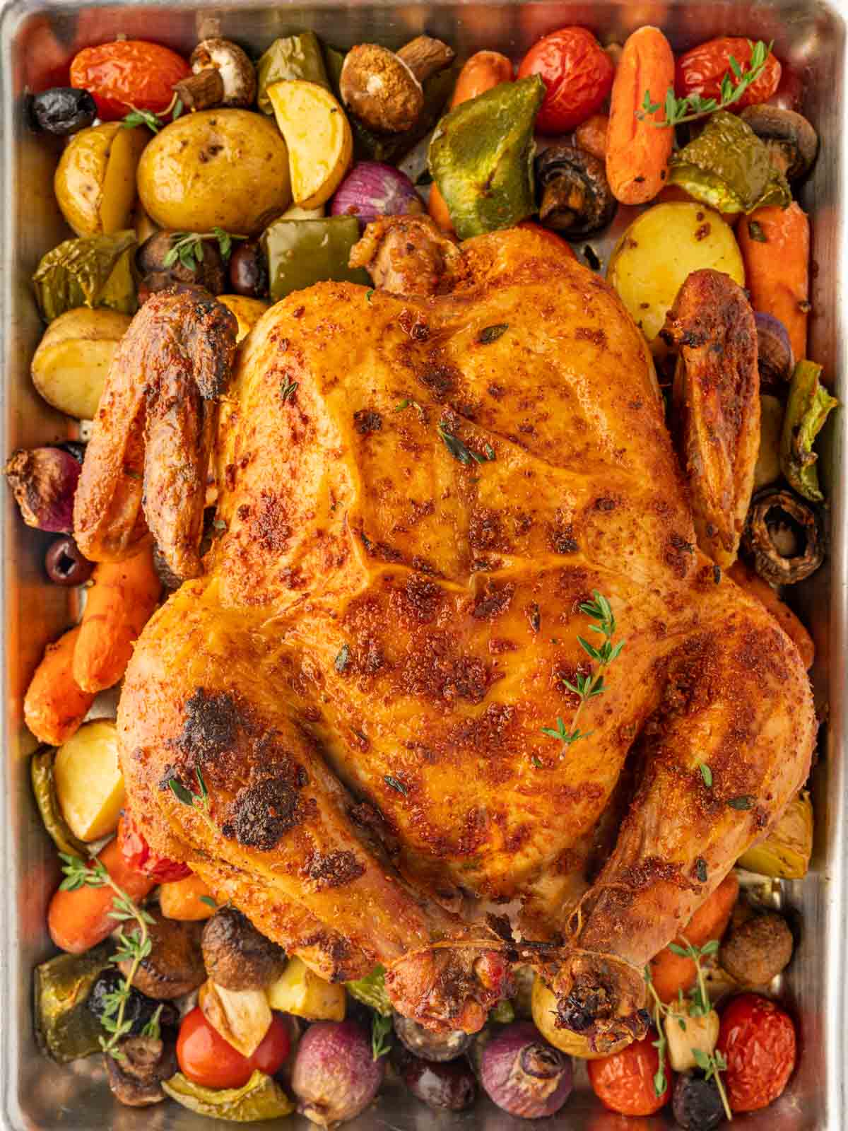 Mediterranean Roasted Chicken