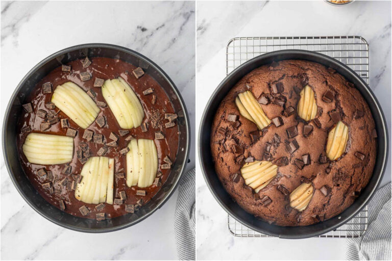Chocolate Cake with Pears – Cookin' with Mima