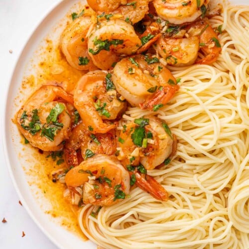 Spicy Shrimp Scampi – Cookin' with Mima
