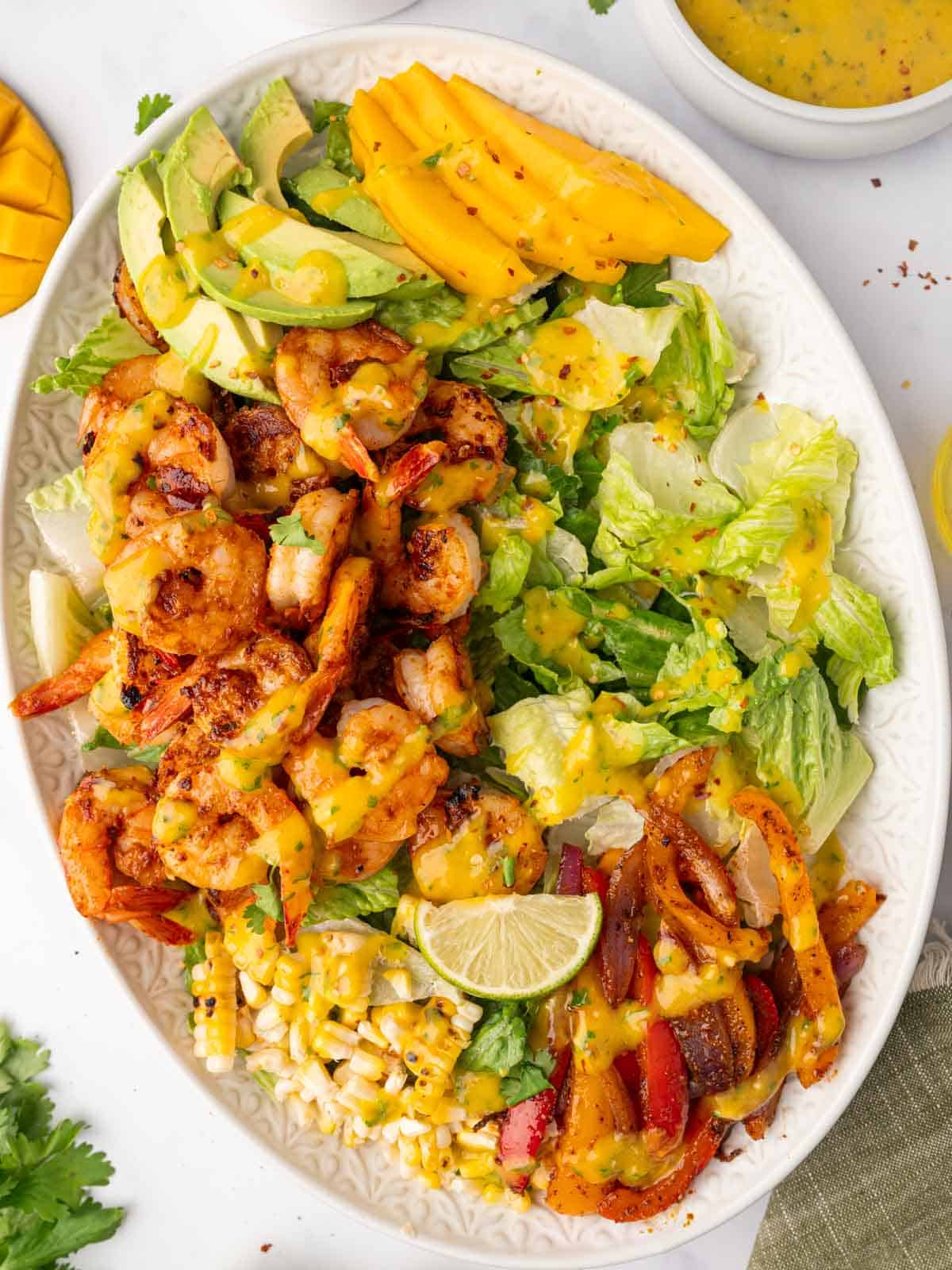 Mango Shrimp Salad