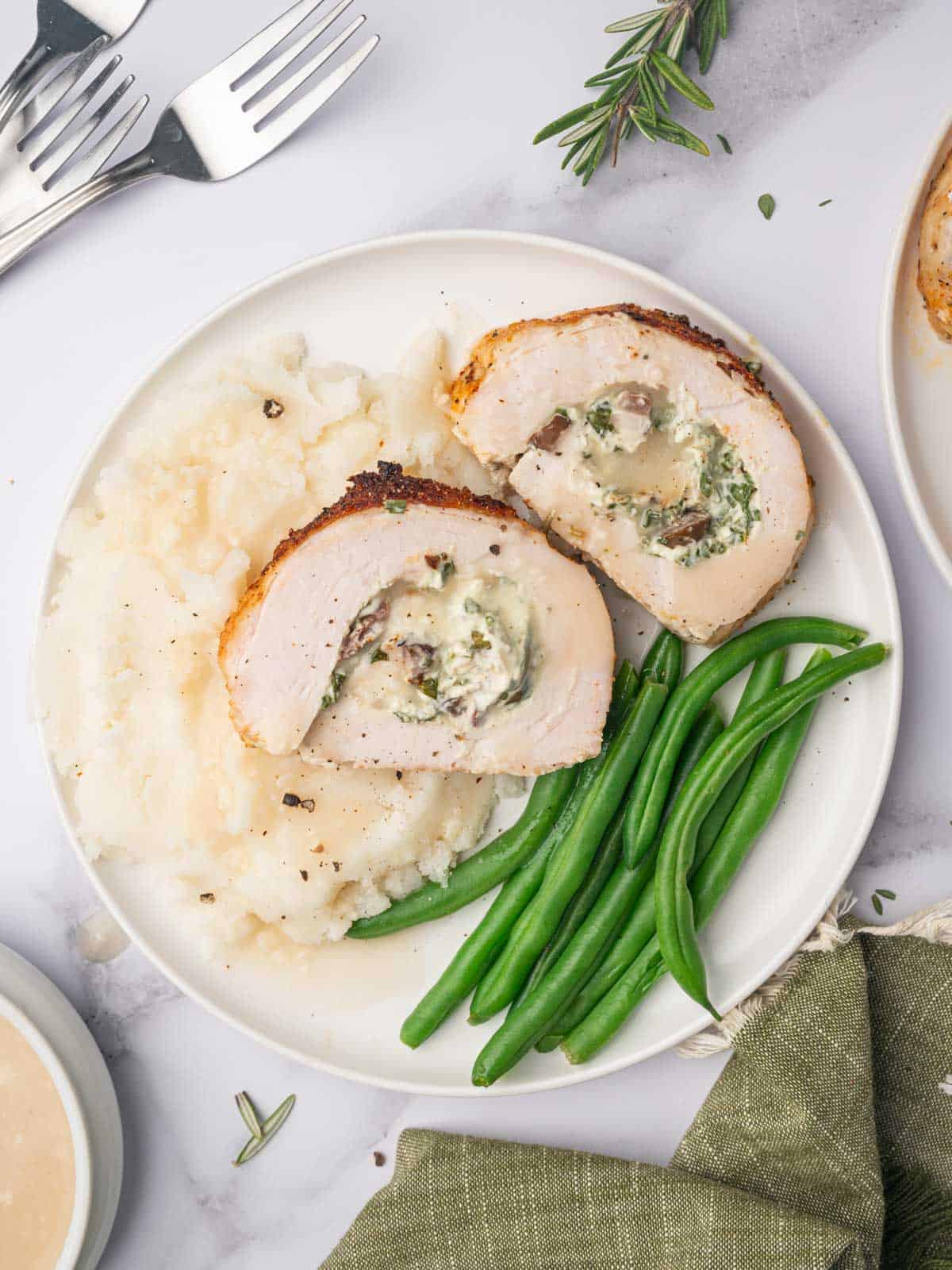 Stuffed Turkey Roll